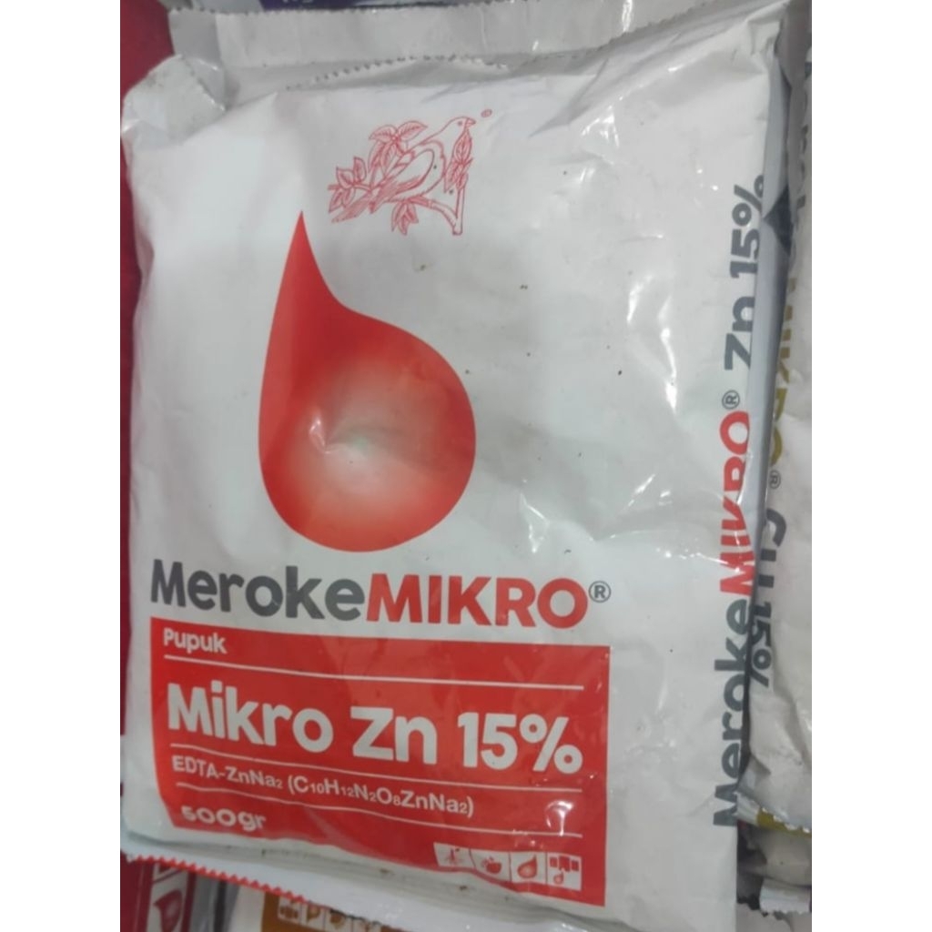Pupuk Meroke Mikro Zn 15% 500gr
