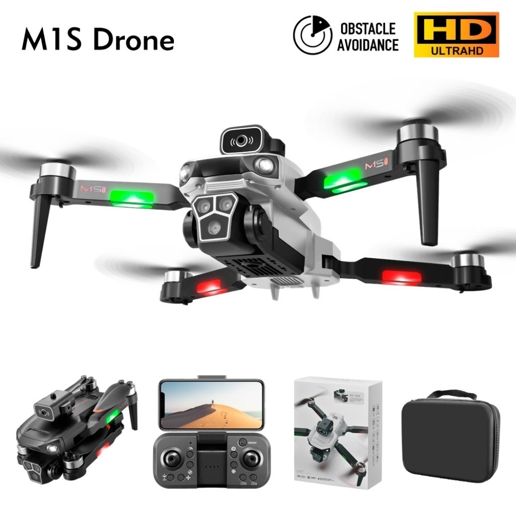 Drone M1S Brushless Motor Camera 4K Wifi FPV OAS ESC