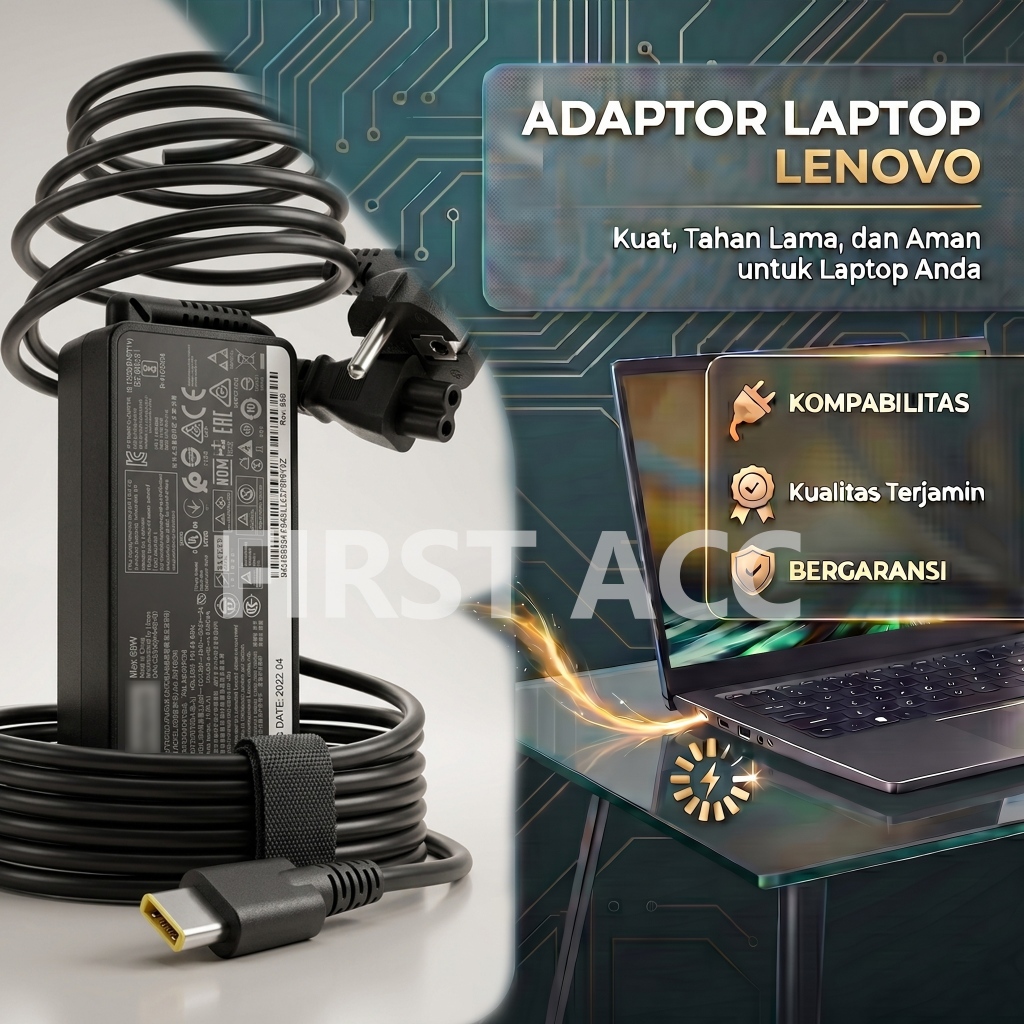 Adaptor Charger laptop Lenv Thinkpad T580 T480 T480S L380 L480 X280 65W New