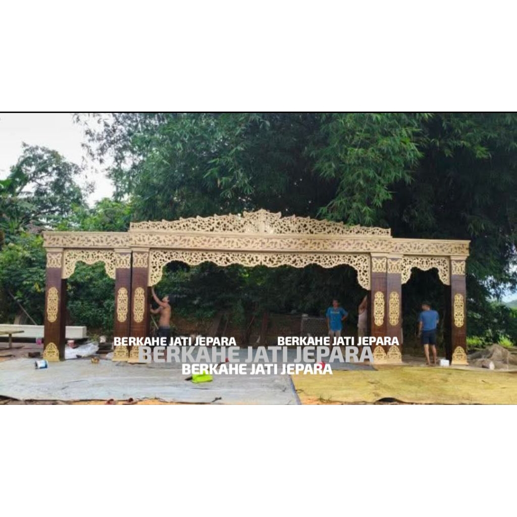 BACKDROP GAWANGAN/BACKDROP PONI/PELAMINAN GAWANGAN