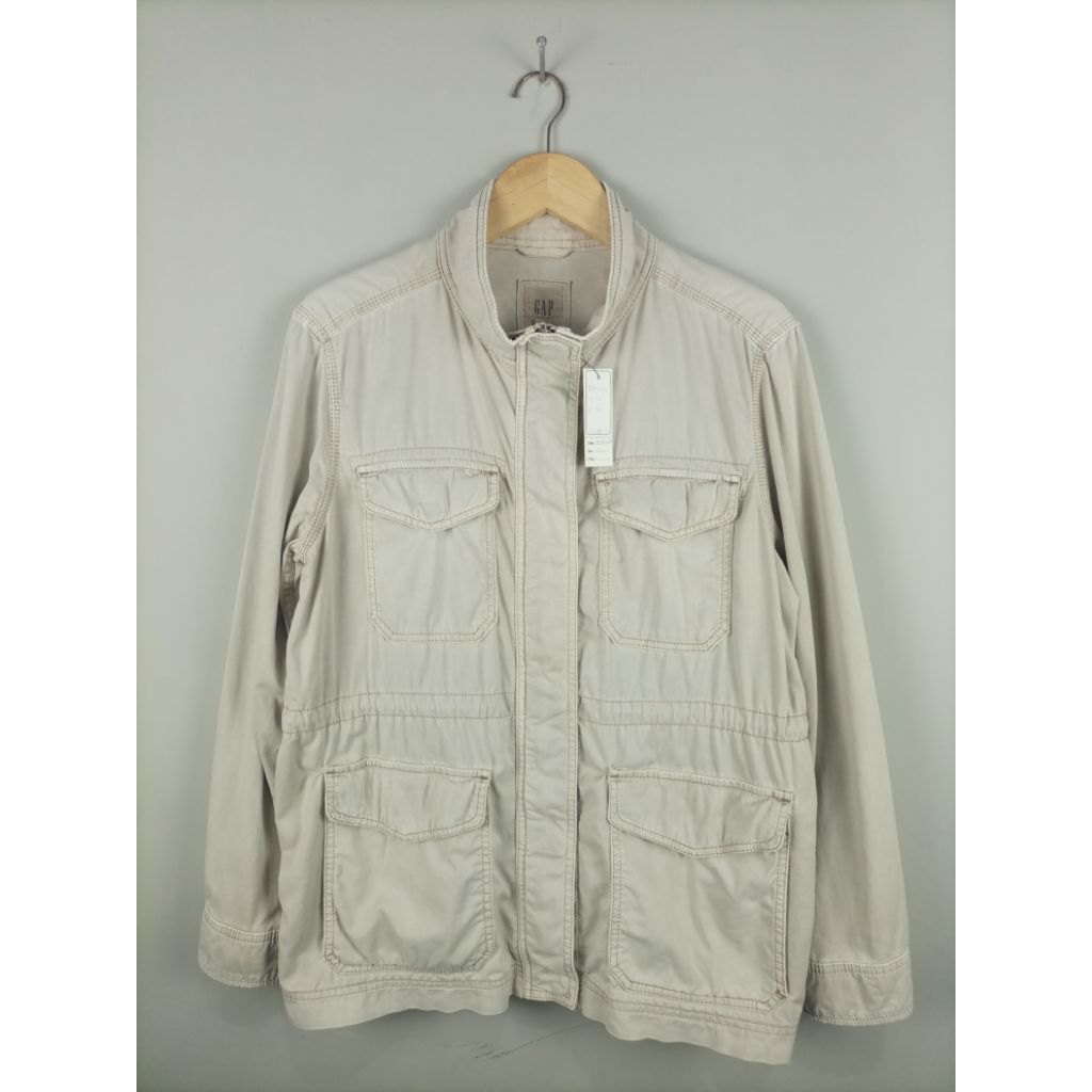 Jaket GAP Original Parka Kanvas Denim M65 Vintage Tempur_Size Masuk L
