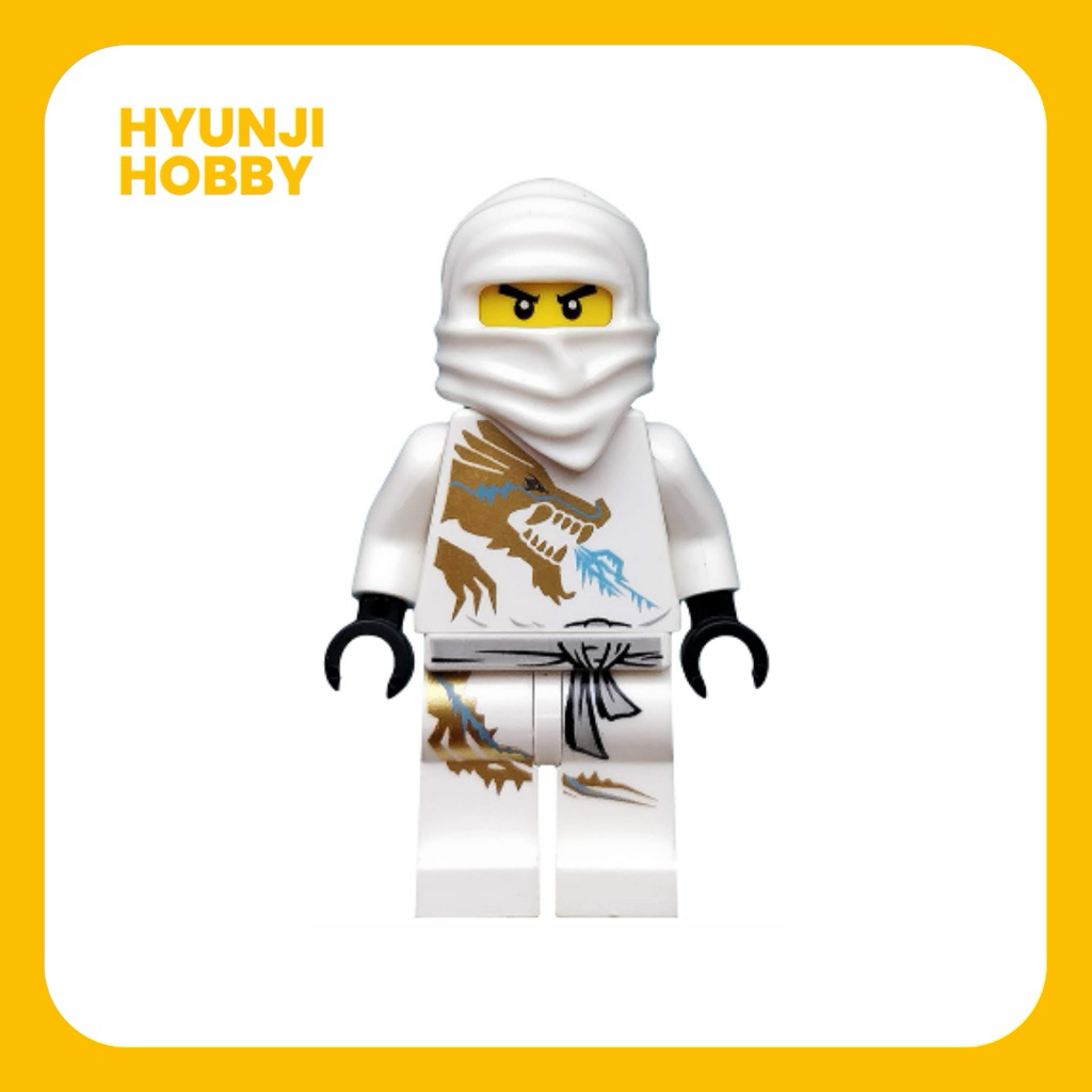 Lego Ninjago Zane Dx Minifigure ori