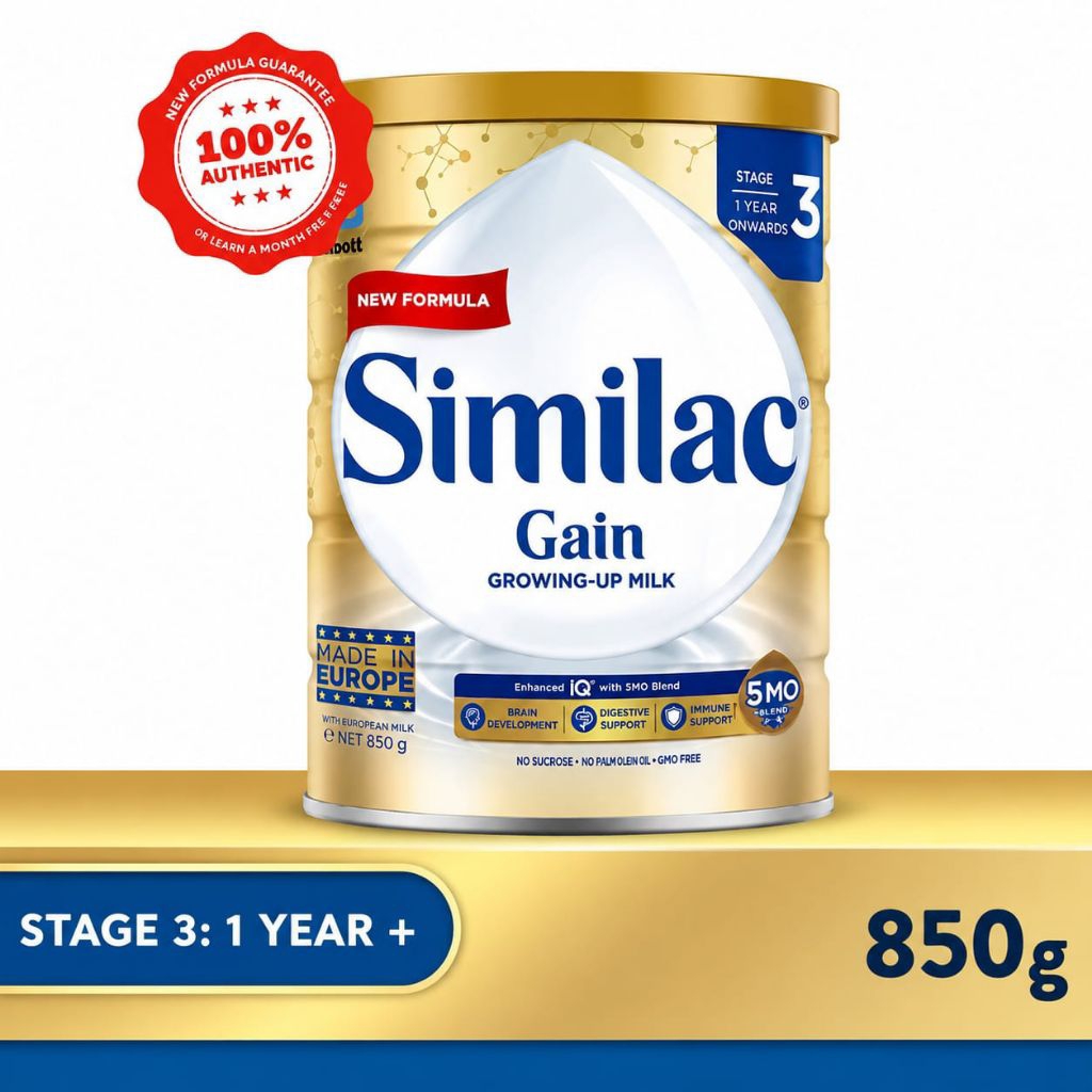 Similac Gain Step 3 - 1 Tahun ke Atas Stage 3 850 gr Import Singapore