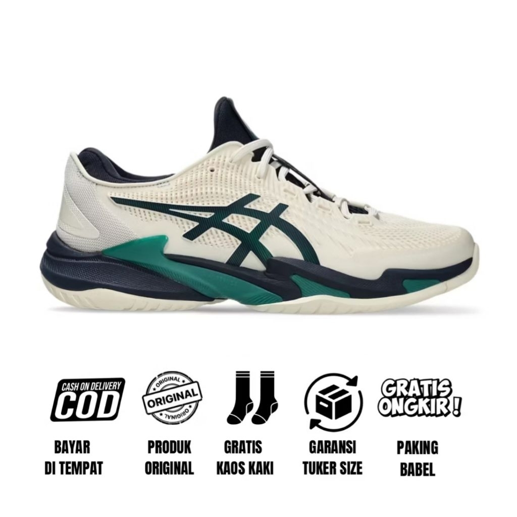 Sepatu Tenis asics Court Ff3 Novak Jasper green sepatu Tenis