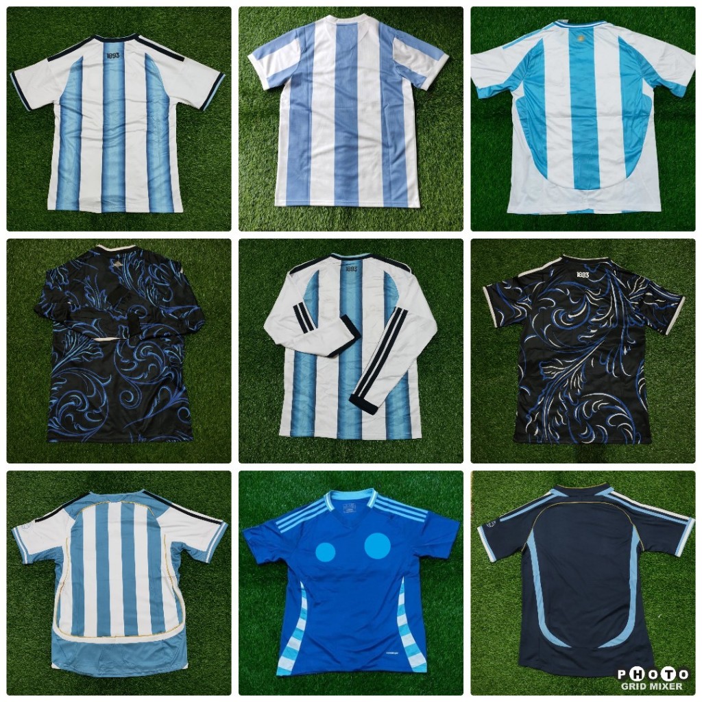 RETRO ARGENTINA HOME AWAY TRAINING ANNIVERSARY CELANA JERSEY BAJU BOLA 1998 2006 2023/2024 2025/2026