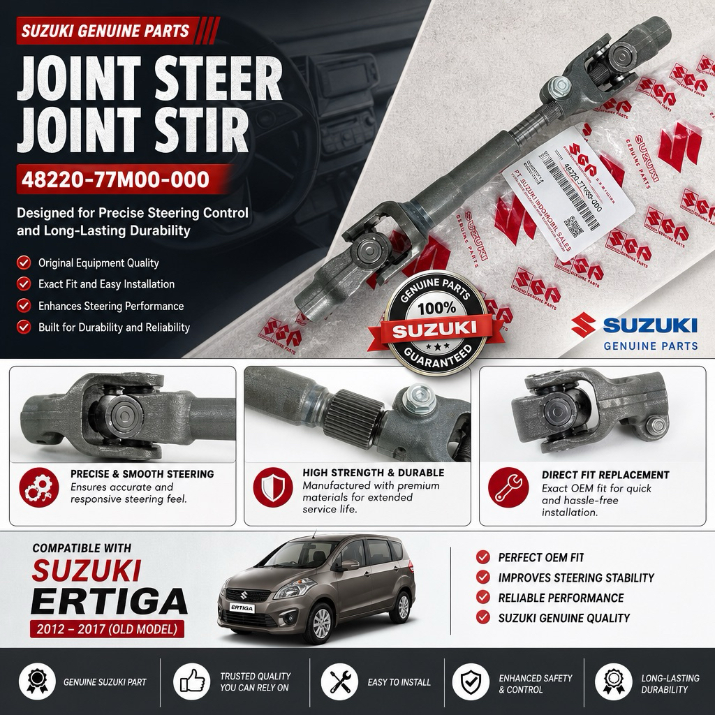 Joint Steer Joint Stir 48220-77M00-000 Suzuki Ertiga Lama Tahun 2012 – 2017