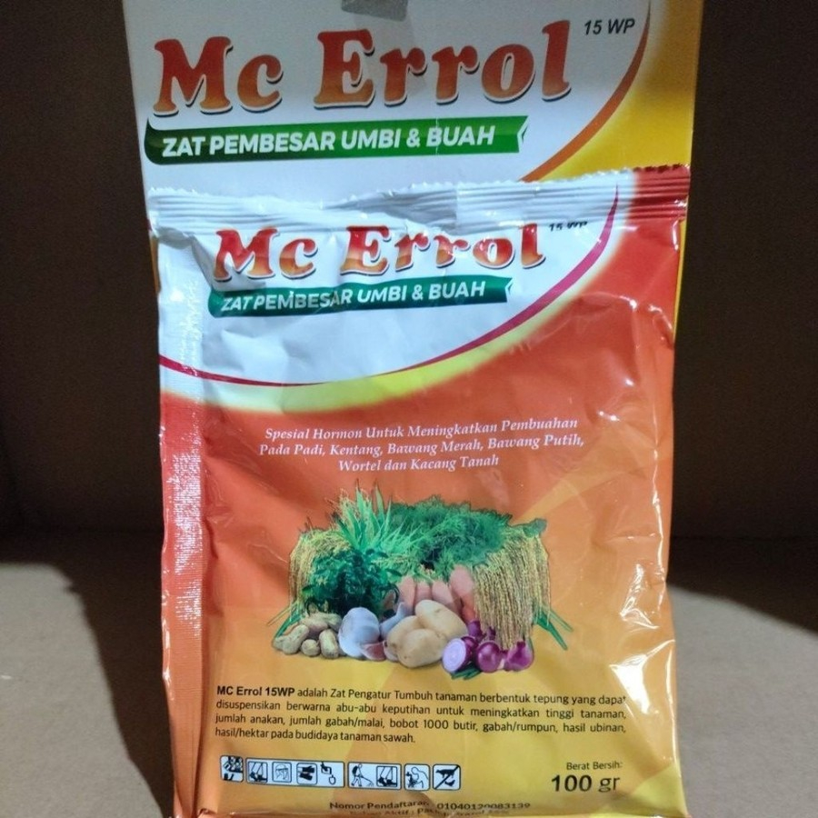 Mc Errol 100g - Paclobutrazol 15% untuk Meningkatkan Pembuahan Tanaman