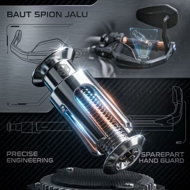BAUT SPION JALU / BAUT HANDGUARD / SPAREPART HAND GUARD