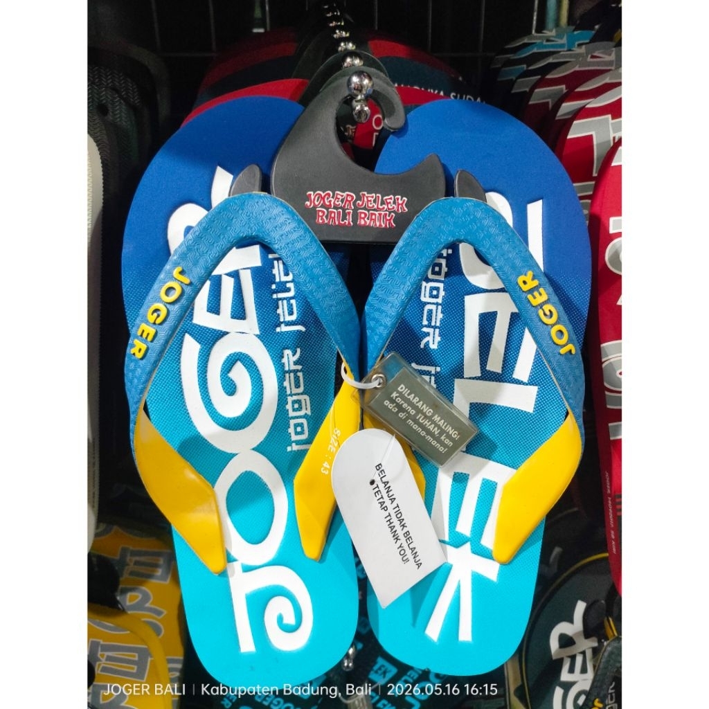 NO.43,42.41.40.39.38.37.36 SENDAL JOGER (100% ORIGINAL JOGER BALI)