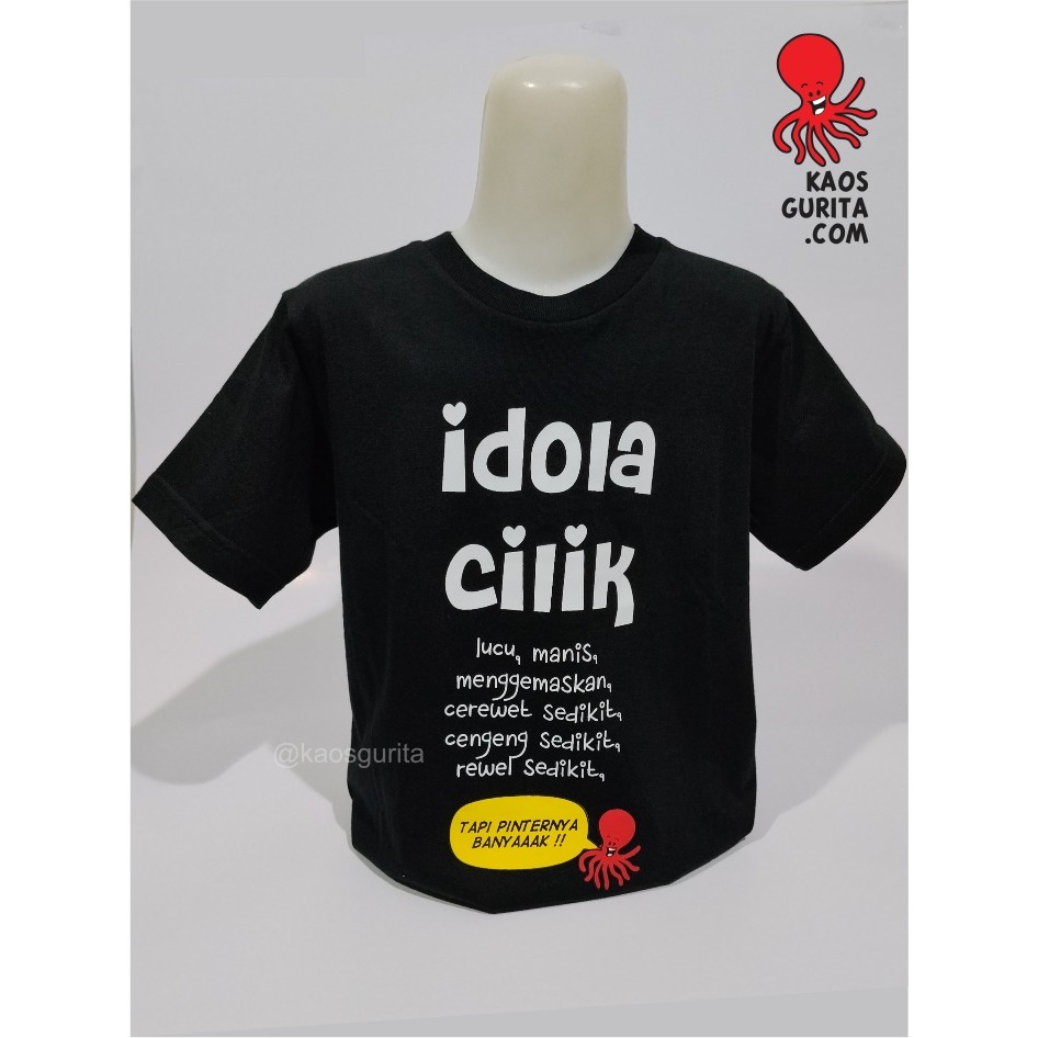 Kaos Anak "Idola Cilik" ORIGINAL