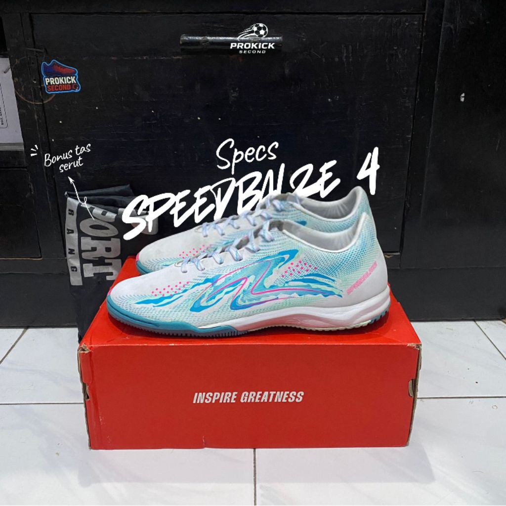 Sepatu Specs Speedbalze 4 Size 40 Original Second