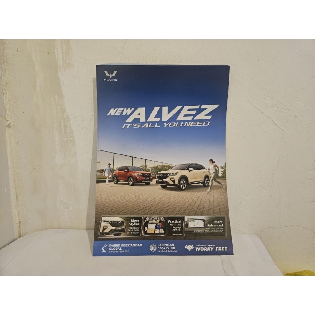 brosur katalog mobil wuling alvez 2025 flyer