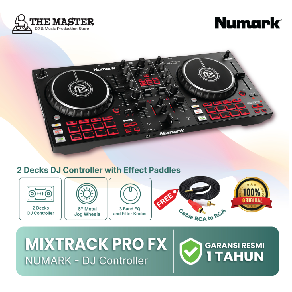 [Ready Stock] Numark Mixtrack Pro FX DJ Controller