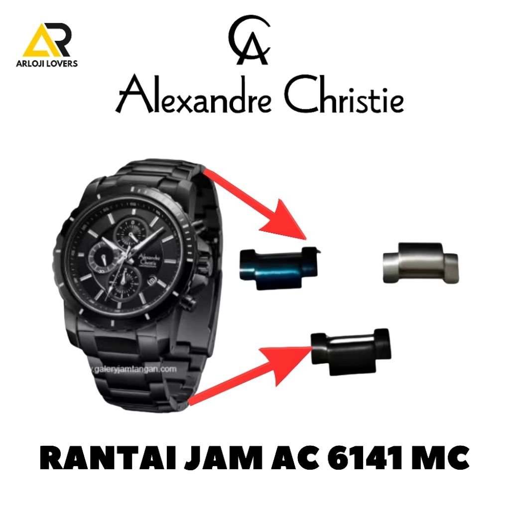 Potongan/Sambungan Rantai Untuk Jam Alexandre Christie AC6141MC
