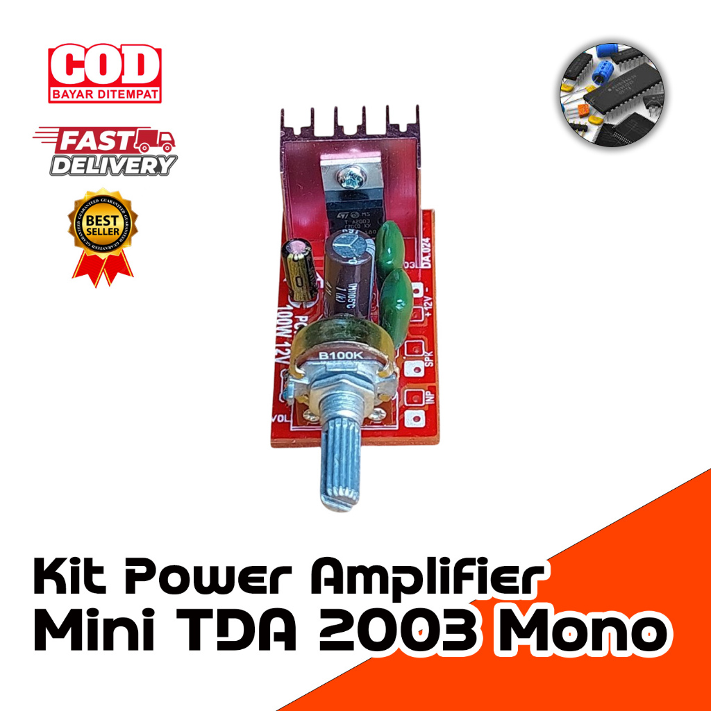 Kit Power Mini Amplifier DC 12 Volt DA.024
