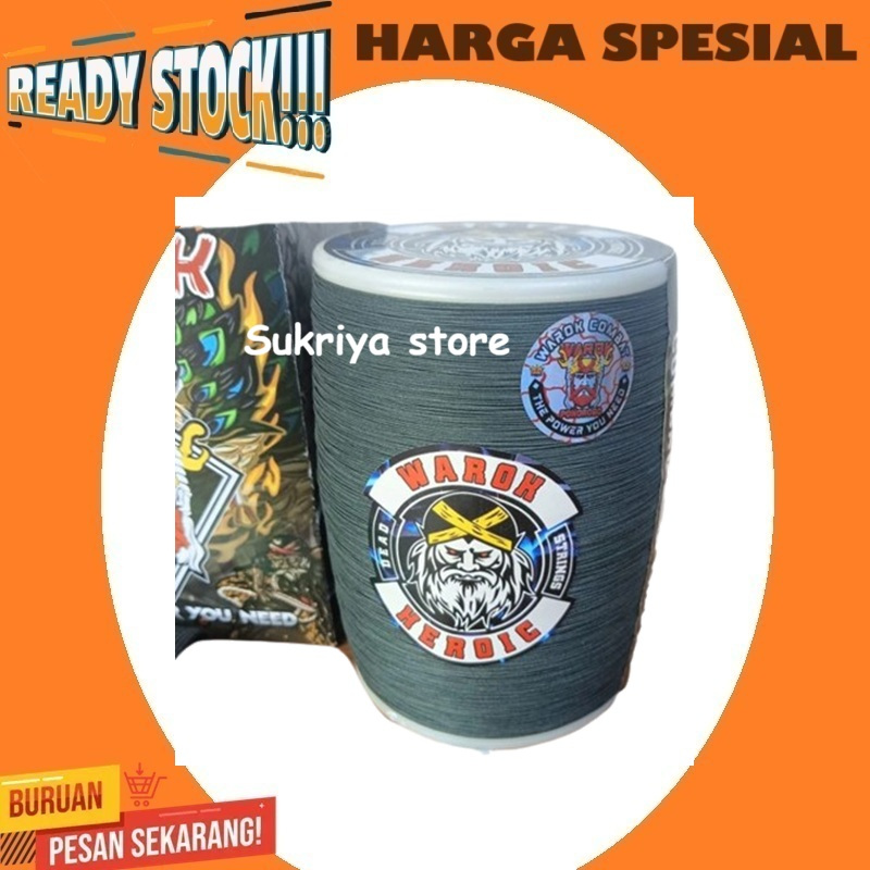 Senar Gelasan Heroic Warok Matot 0,23 Layangan Halus Super Tajam 6000 Yard Heroik Turnamen Kite