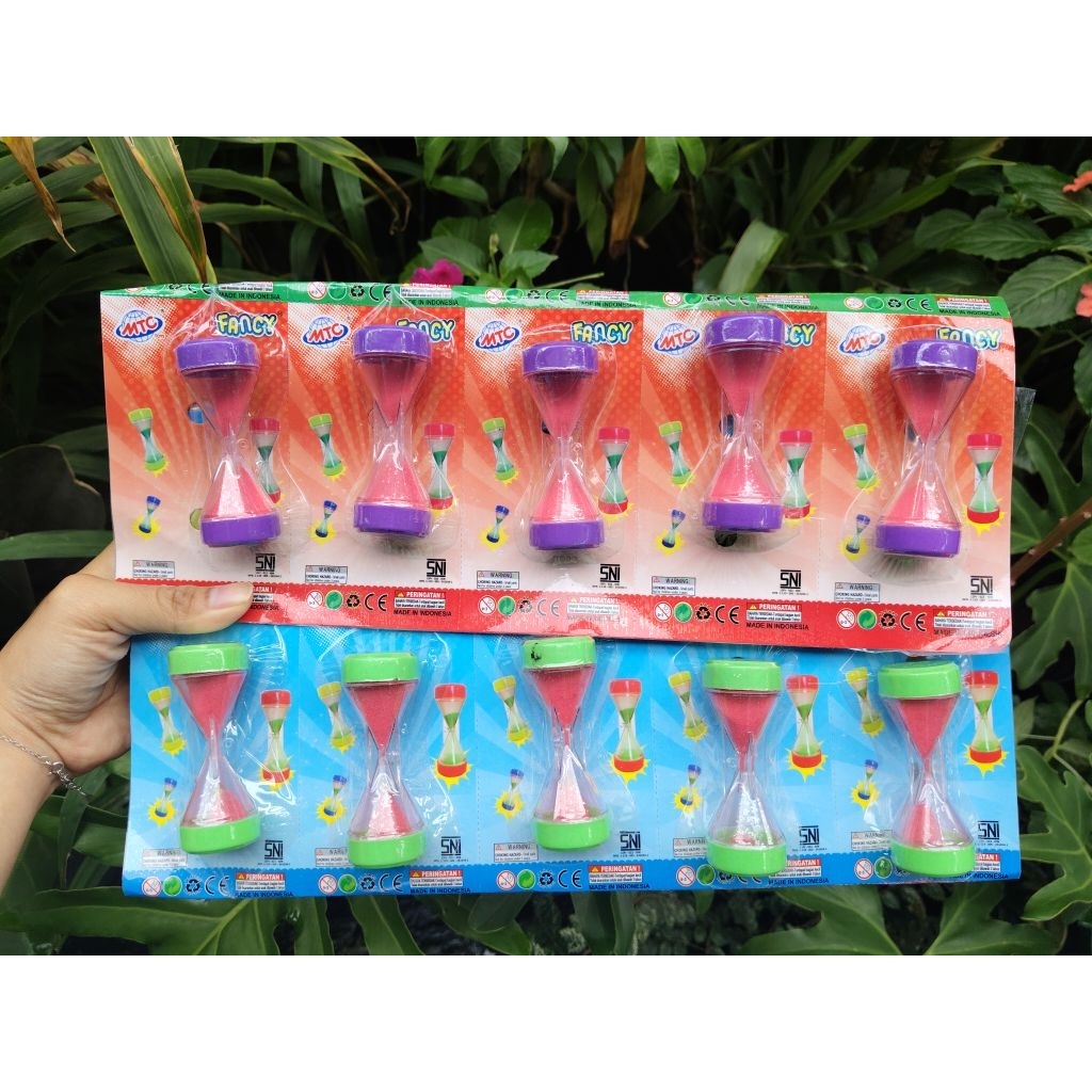 10pcs  mainan jam pasir  mainan pasir waktu  jam pasir lucu  warna edukasi  mainan jam pasir hitung 