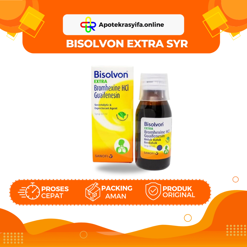 Bisolvon Extra 60ml - Obat Batuk berdahak