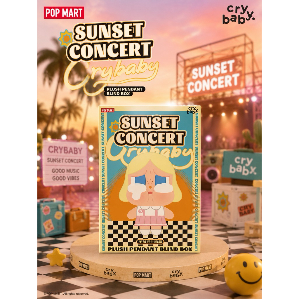 popmart sunset concert cry baby original popmart