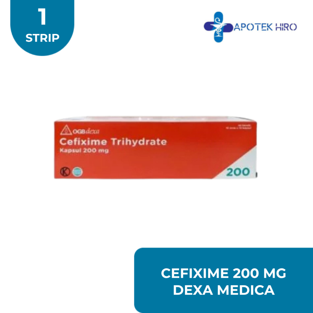 CEFIXIME GENERIK_01 200 MG 1 STRIP @ 10 KAPSUL