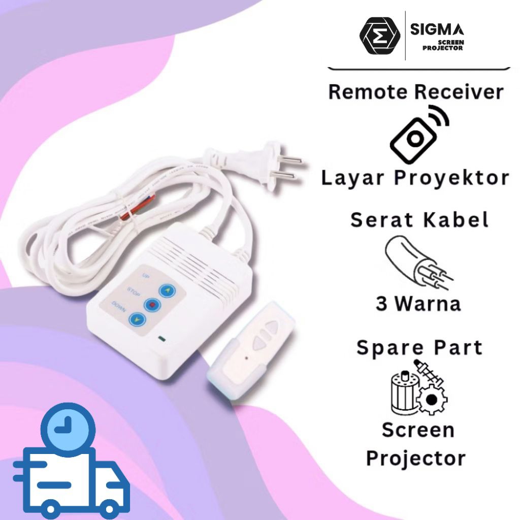 Remote Receiver Layar Proyektor Motorized - Receiver Layar Proyektor Electric