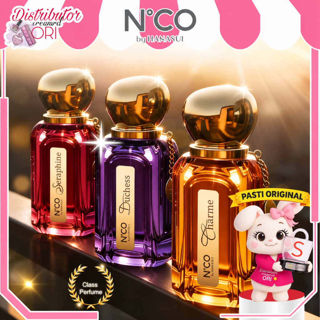 HANASUI NCO Extrait de Parfum All Series -Duchess -Charme -Seraphine - Parfum Wanita | Distributor Cream Ori