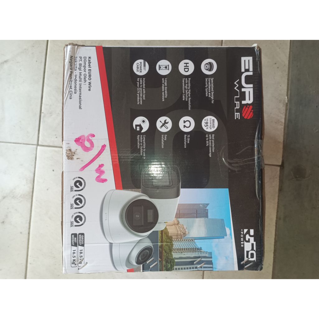 Kabel CCTV CAMERA RG59 300 Meter 1 Roll