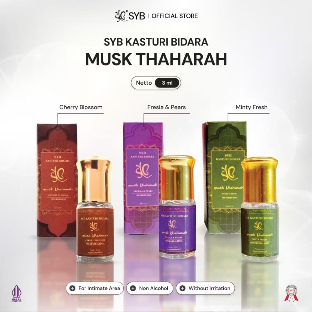 SYB Musk Thaharah Kasturi Bidara Parfum Pewangi Miss V