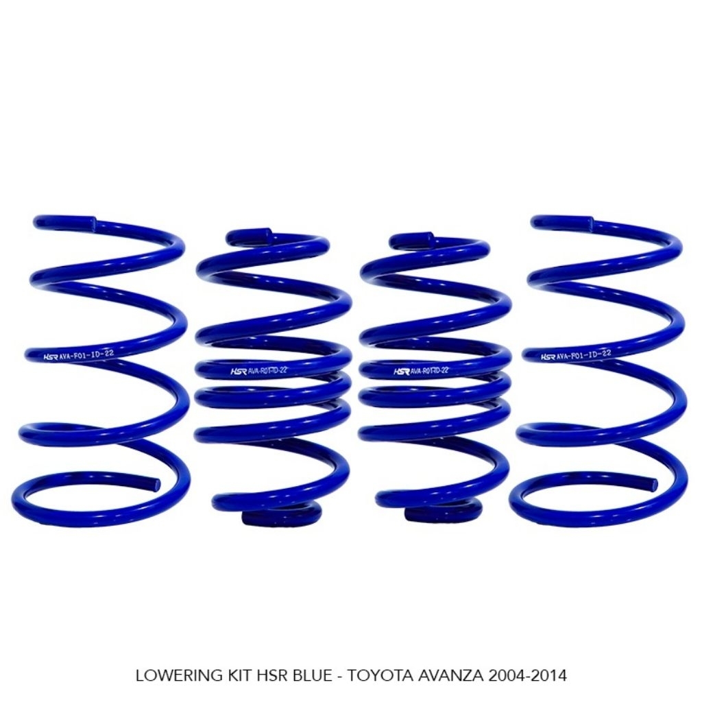 LOWERING KIT HSR BLUE - TOYOTA AVANZA 2004-2014