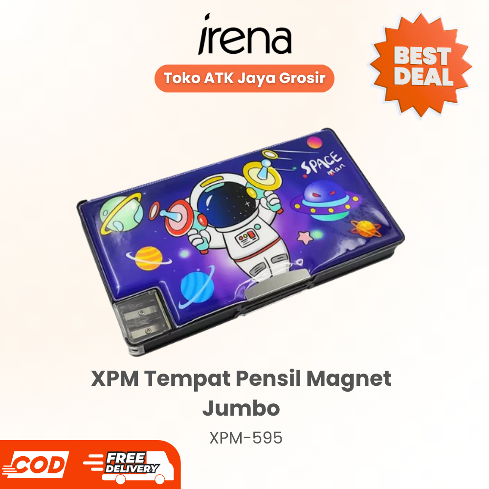 XPM Pensil Case XPM-595 Jumbo / Tempat Pensil Magnet