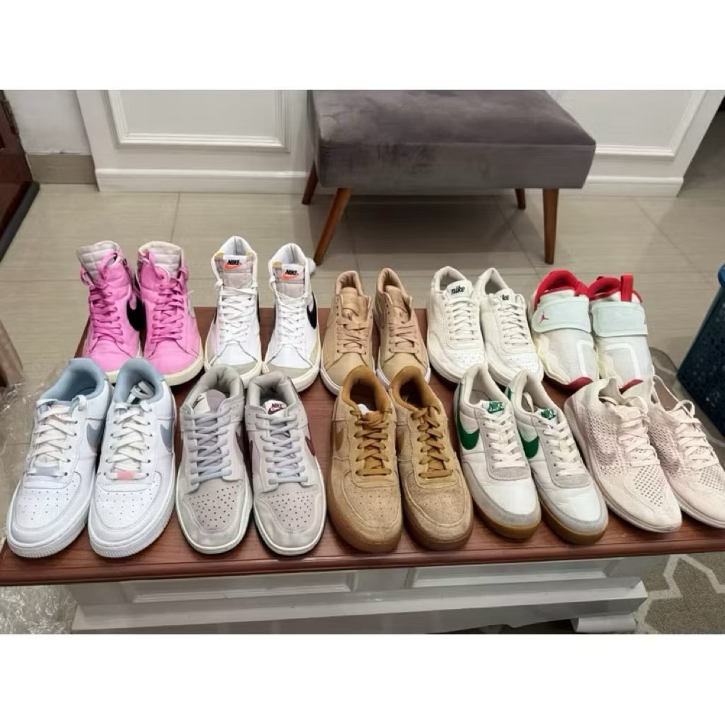 Preloved sepatu size 36-45 / sepatu basket running second anak remaja dewasa / prelov sepatu