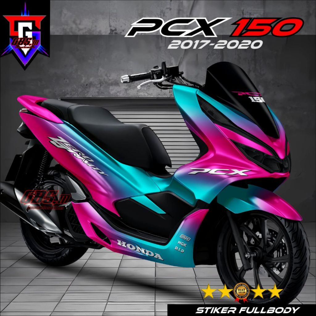 TERBARU Decal Fullbody Pcx 150 2016 2017 2018 2019 2020 - Sticker Striping Honda PCX 150 Decal Stike