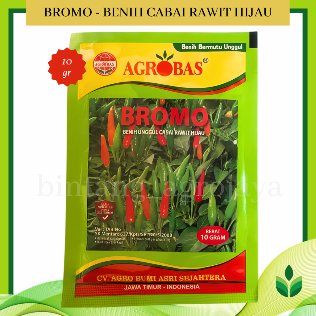 Benih Bibit Cabai Rawit Bromo - Agrobas