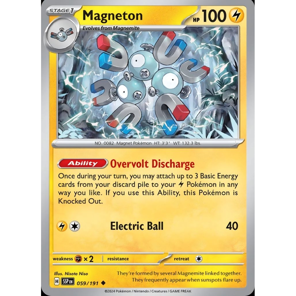 Tcg Pokemon Magneton SSP