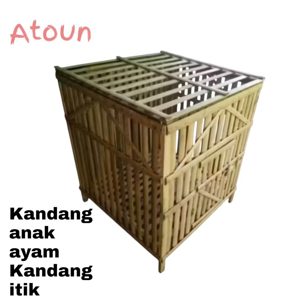 KARGO Kandang Ayam Lipat Bambu Kandang Ayam rakit kotak Rakit Bambu