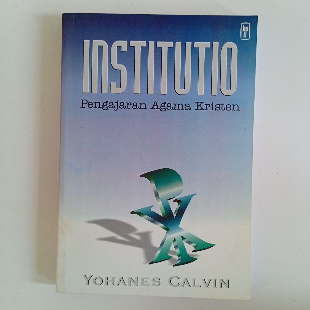 Buku Rohani Institutio Yohanes Calvin