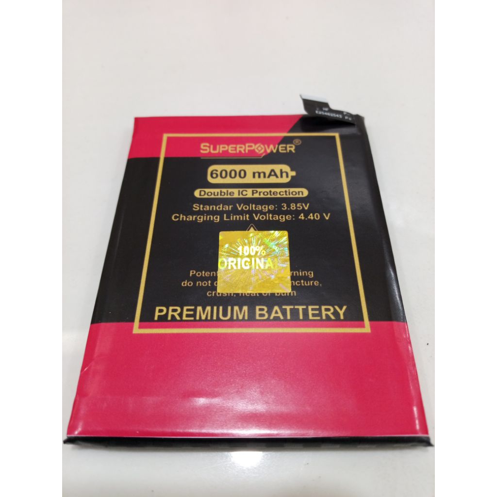 Battery Batre Baterai Realme 7 BLP807 Double Power 6000mah 2 IC Protector Batu Batrai HP