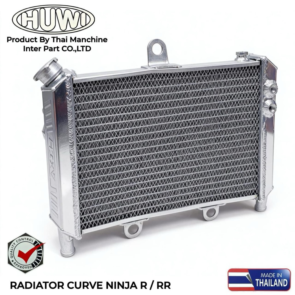 RADIATOR ALMU NINJA R SS CURVE ORIGINAL Huwi RACING RADIATOR ALMU NINJA R CURVE RACING radiator Huwi