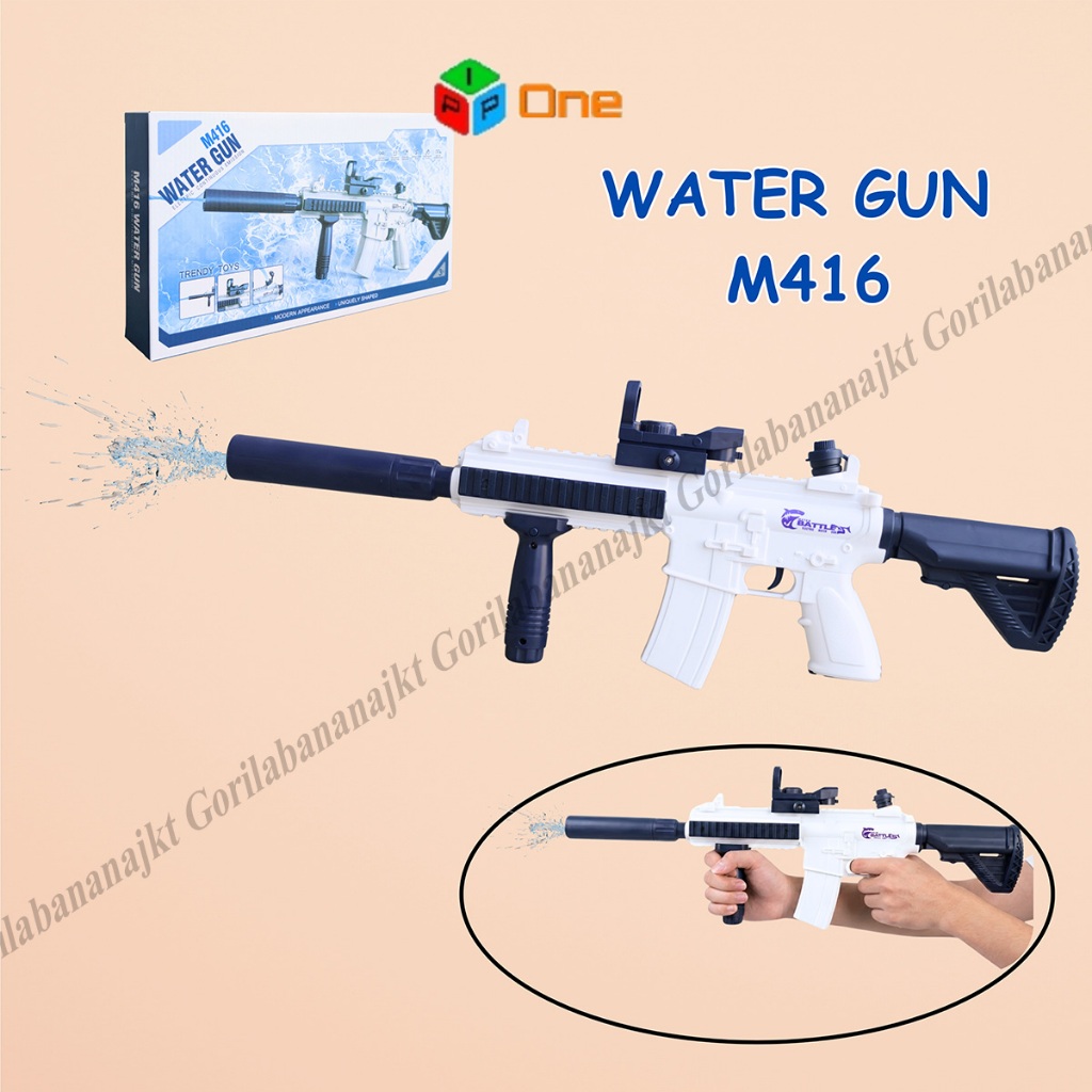 Mainan Tembakan Elektrik Air Water Gun Electric M416