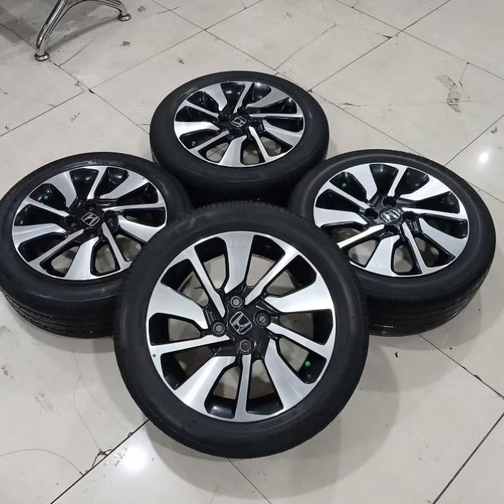 Velg bekas ori brio rs ring 15x6 pcd 4x100 ban 185 55 15 bs