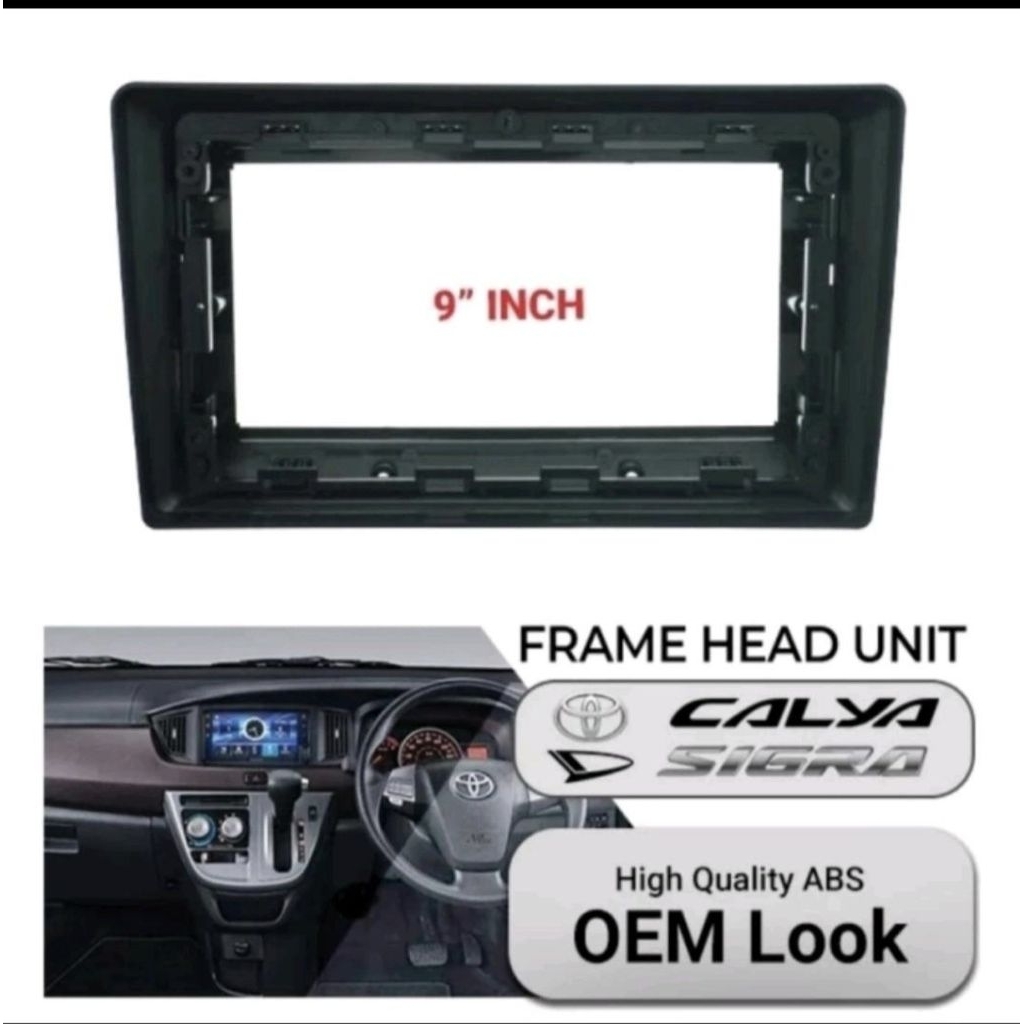 Frame Head Unit  Android  9" Calya/Sigra 2016 up