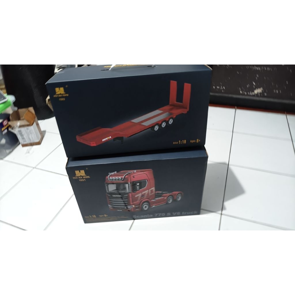 RC Truck Huina 1501 & trailer Huina 1502 sepaket