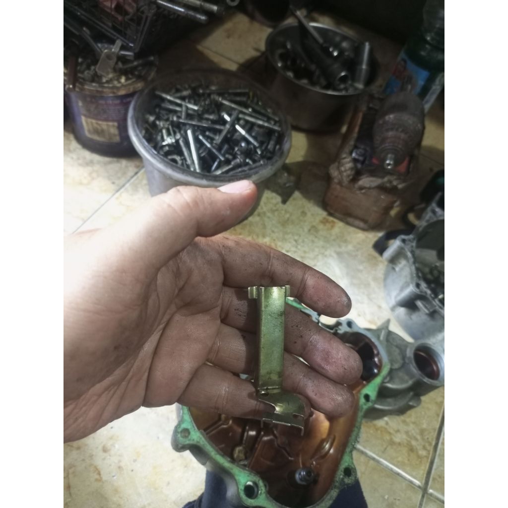 plat besi penahan kabel spul tiger megapro plat spul tiger megapro