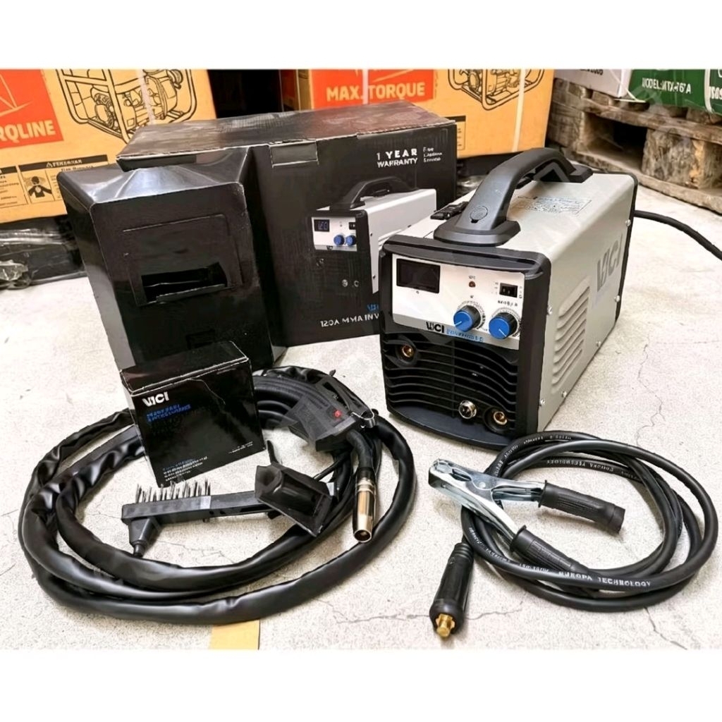 Mesin Las MIG VICI EASY MIG 1.0 120A Tanpa GAS CO2 / Mesin Las Listrik MIG Trafo Travo Las Inverter 