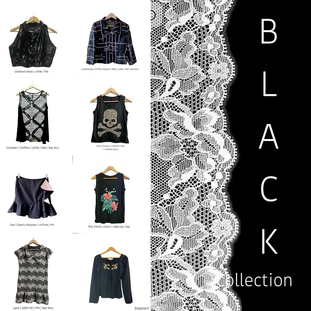 [Vol 2] Y2K Black Collection | Gothic | Dark Coquette | Fairy Grunge | Dark Grunge