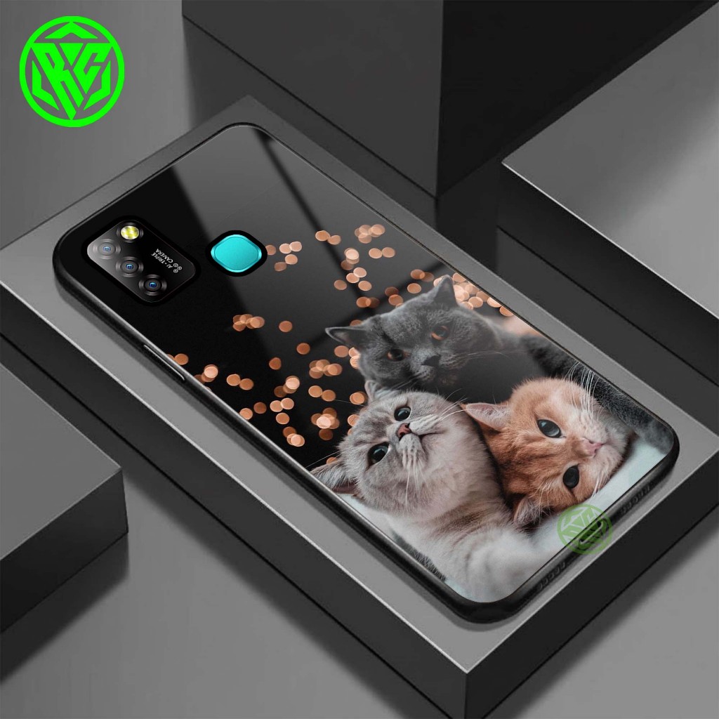 Softcase Infinix Smart 5/Smart 6 Ram3 - Motif Terbaru Softcase Glass Kilau Full Body New Case Glossy