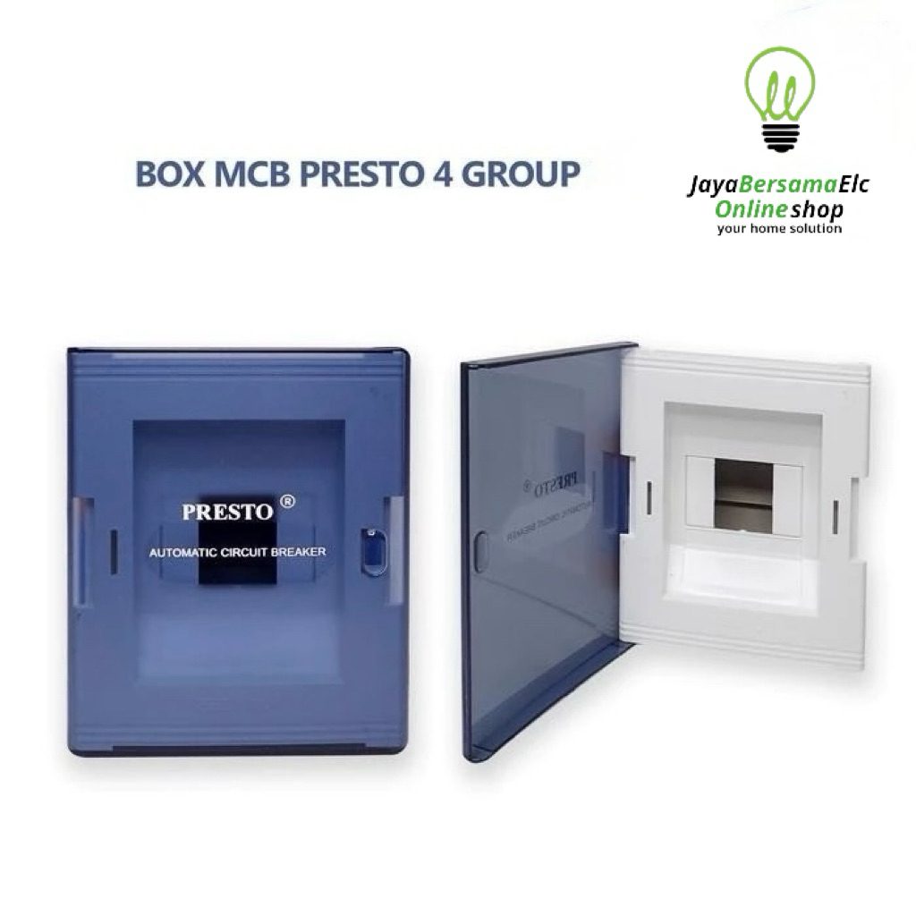 BOX MCB PRESTO / Fuse Tutup MCB / COVER MCB Box 4 6 8 Grup PRESTO
