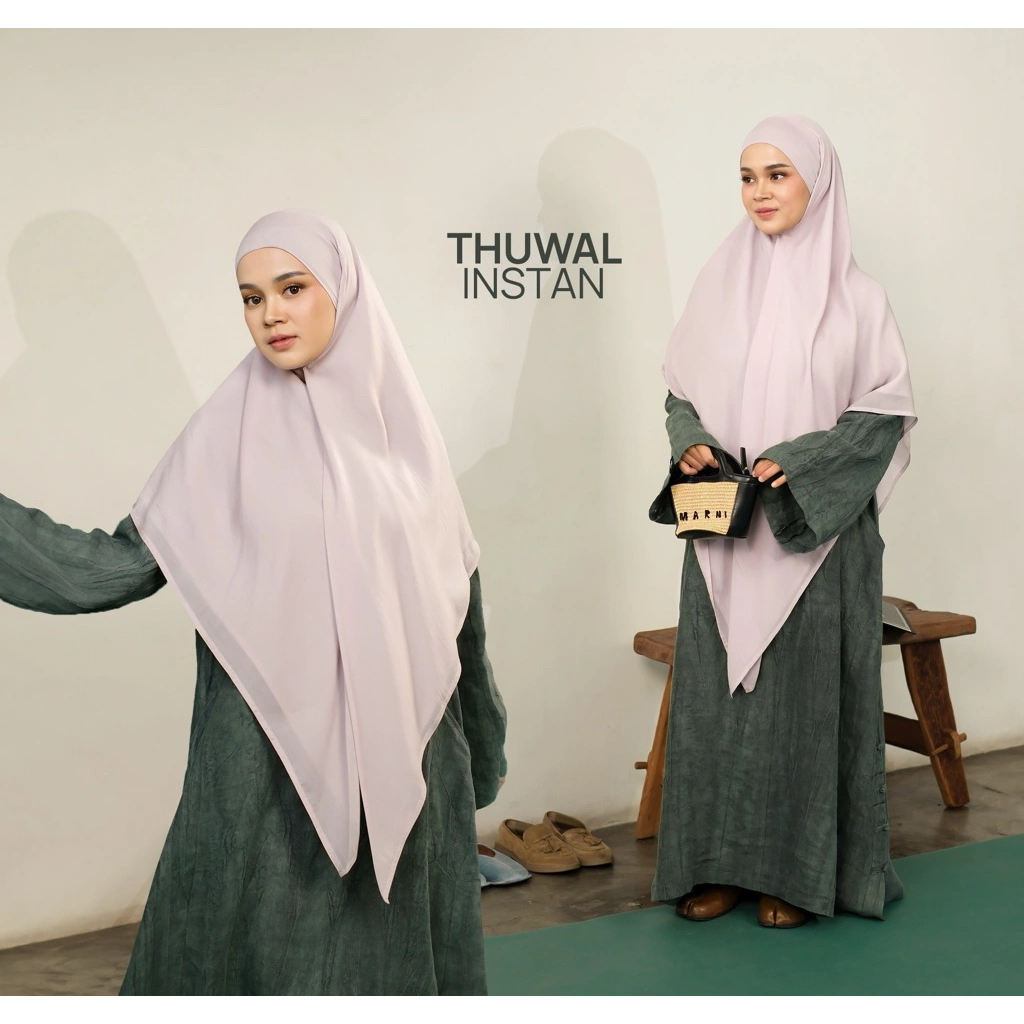 [READY BISA COD] KHALEWALE - Thuwal Instan | hijab syar’i | Khiban