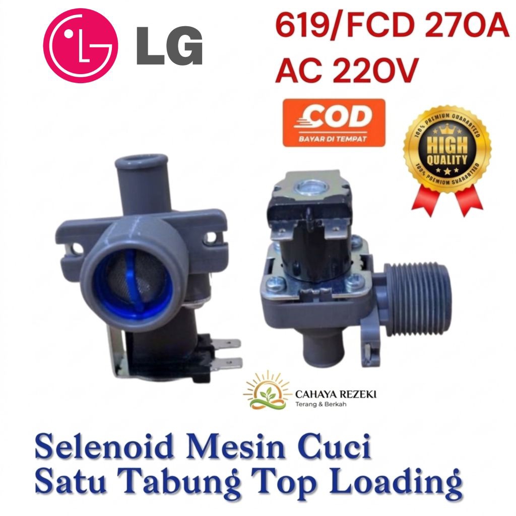 Water Inlet Selenoid Mesin Cuci LG 1 Tabung