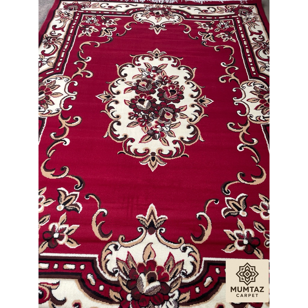 karpet permadani almaya merah